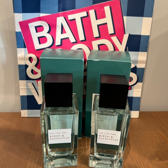 Bath & Body Works Grooming New Birch Eucalyptus Mens Cologne Bath